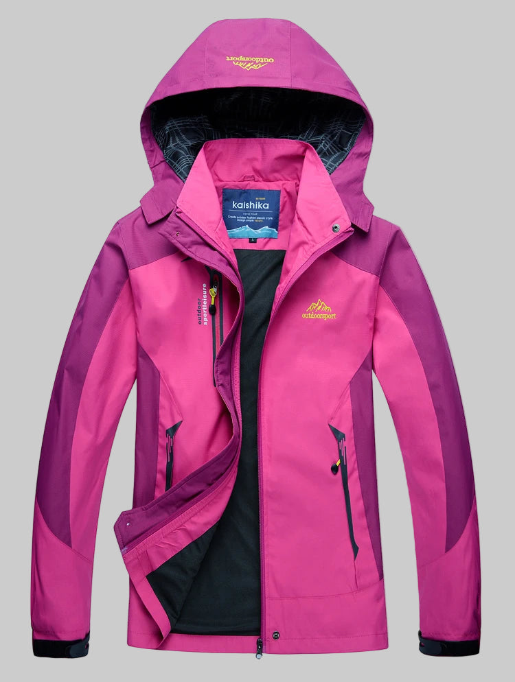TRVLWEGO Camping Hiking Jacket Women Autumn Outdoor Sports Coats