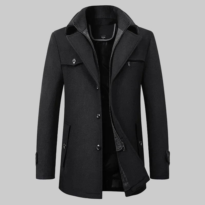Winter coat Men's Business Casual Fashion Flow 2025