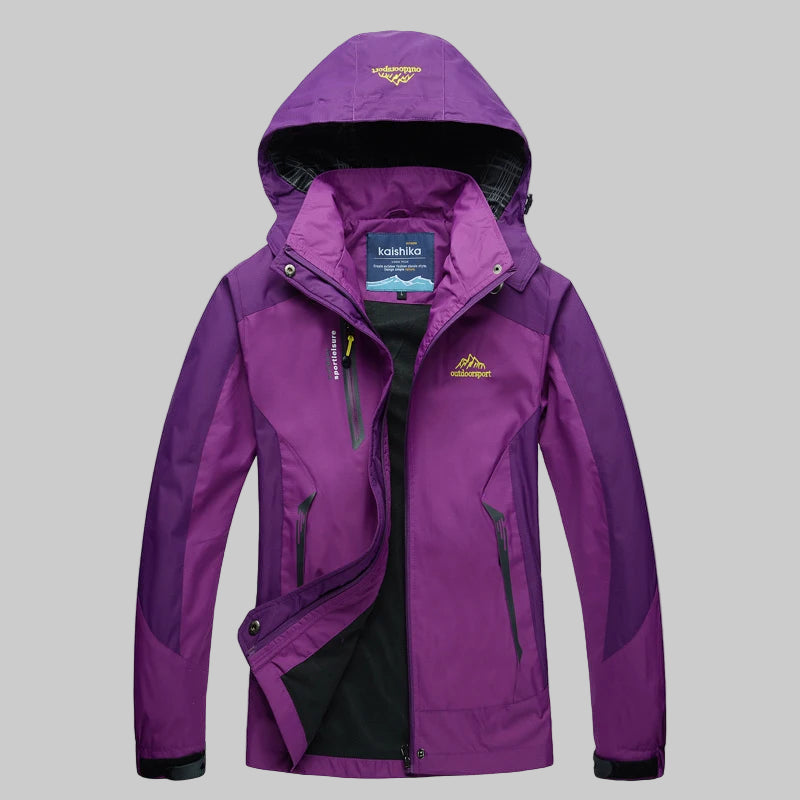 TRVLWEGO Camping Hiking Jacket Women Autumn Outdoor Sports Coats