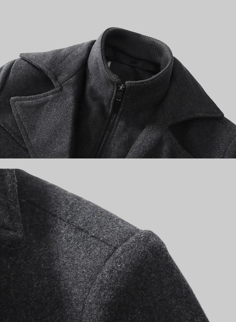 Winter coat Men's Business Casual Fashion Flow 2025