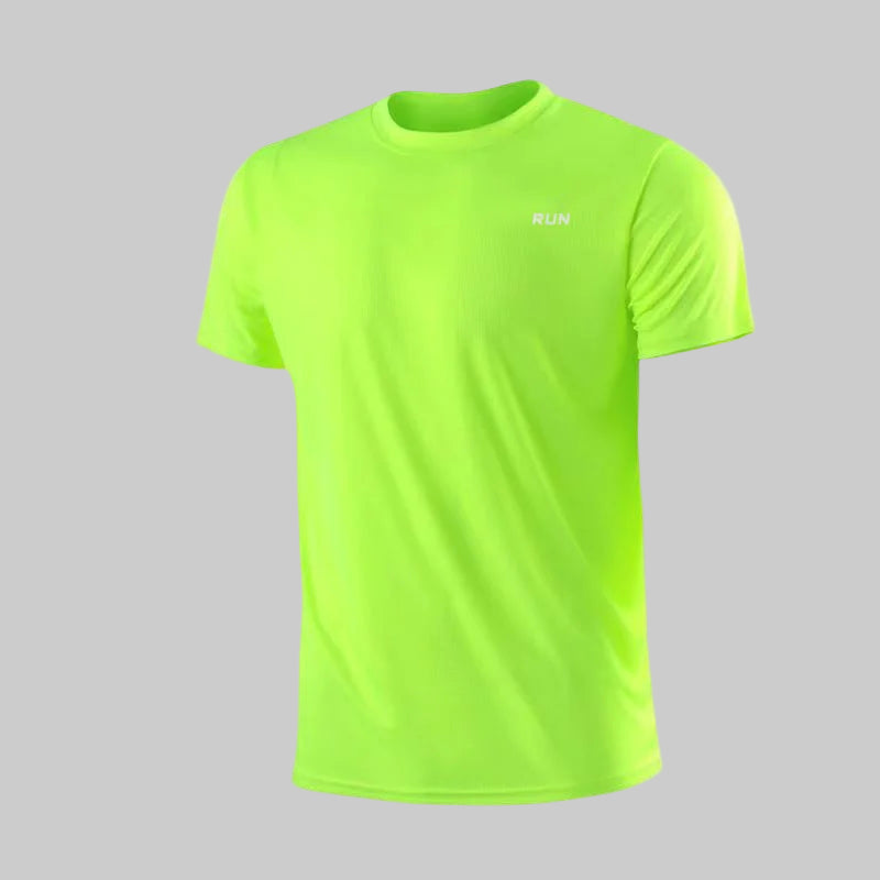 Men's Quick Dry Short Sleeve Gym Running