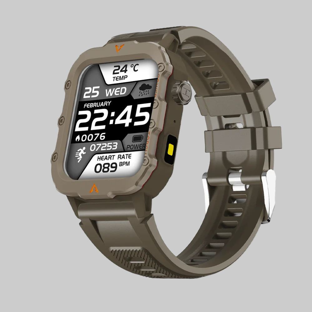 Men Sports Smart Watch 1.71 Screen Blood Oxygen Bluetooth Talking Watch Multi Sport LED Flashlight Outdoor Smart Watch