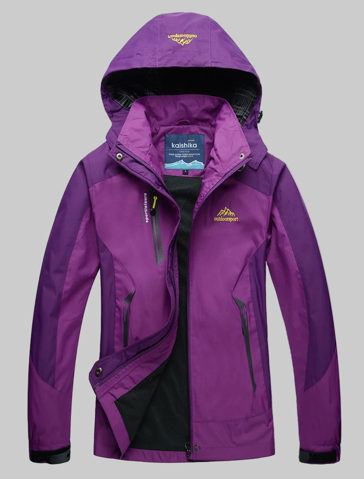 TRVLWEGO Camping Hiking Jacket Women Autumn Outdoor Sports Coats