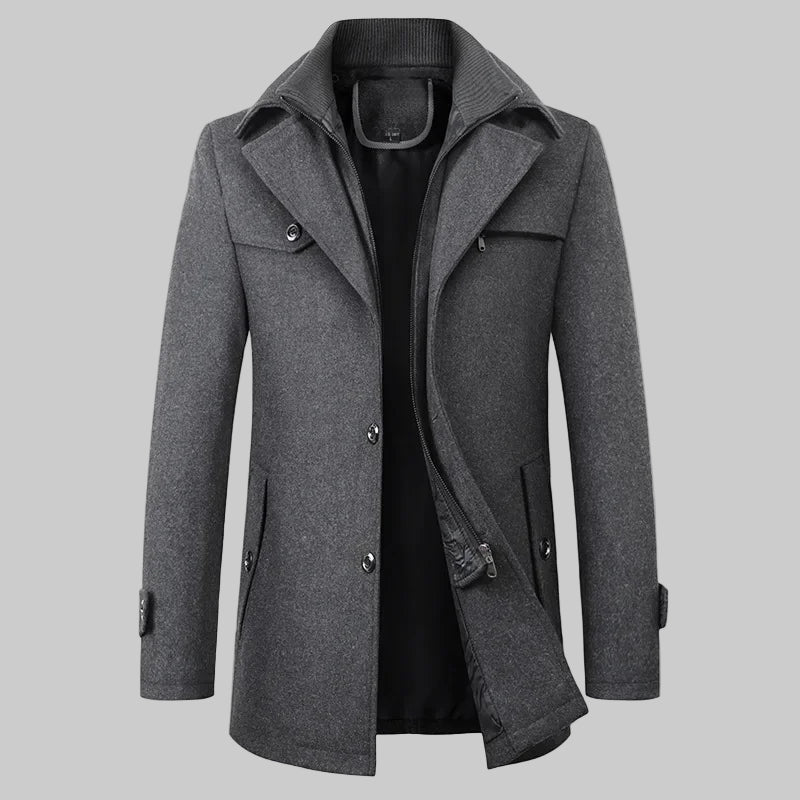 Winter coat Men's Business Casual Fashion Flow 2025